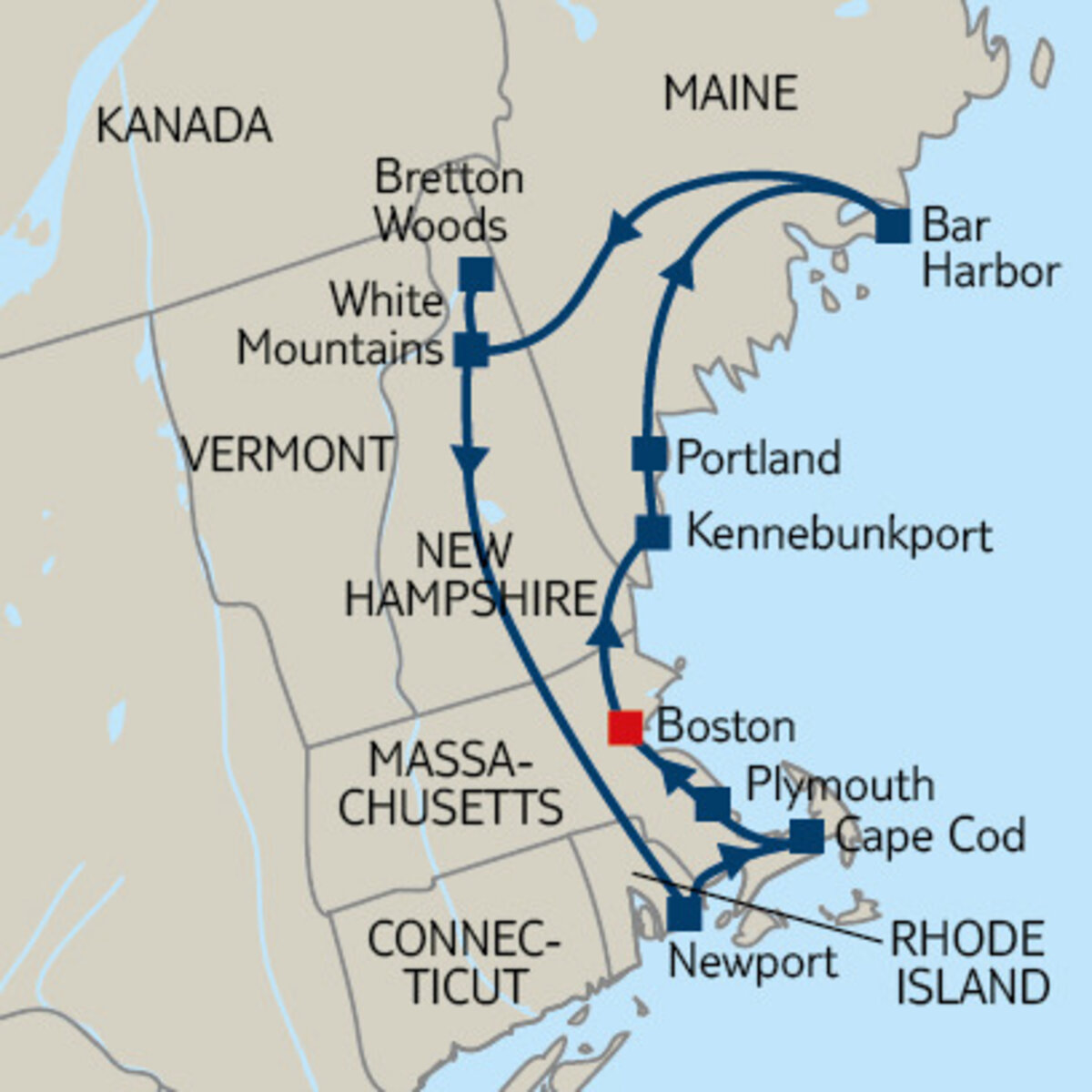 BoTravel  Neuengland TUI