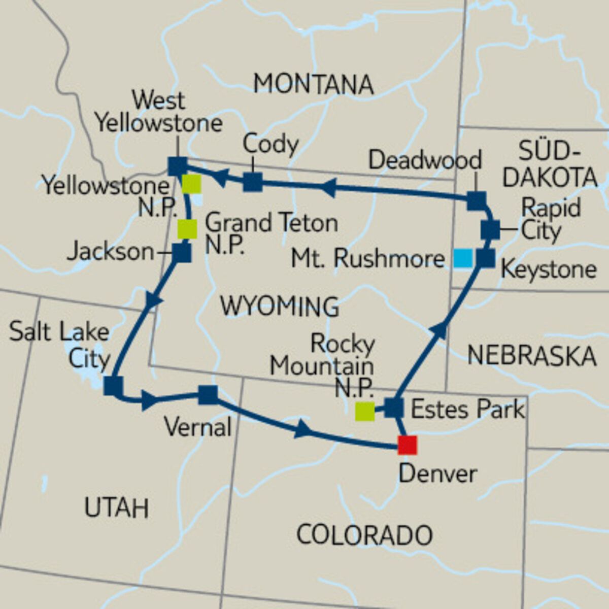 BoTravel Rocky Mountain Explorer für Selbstfahrer TUI